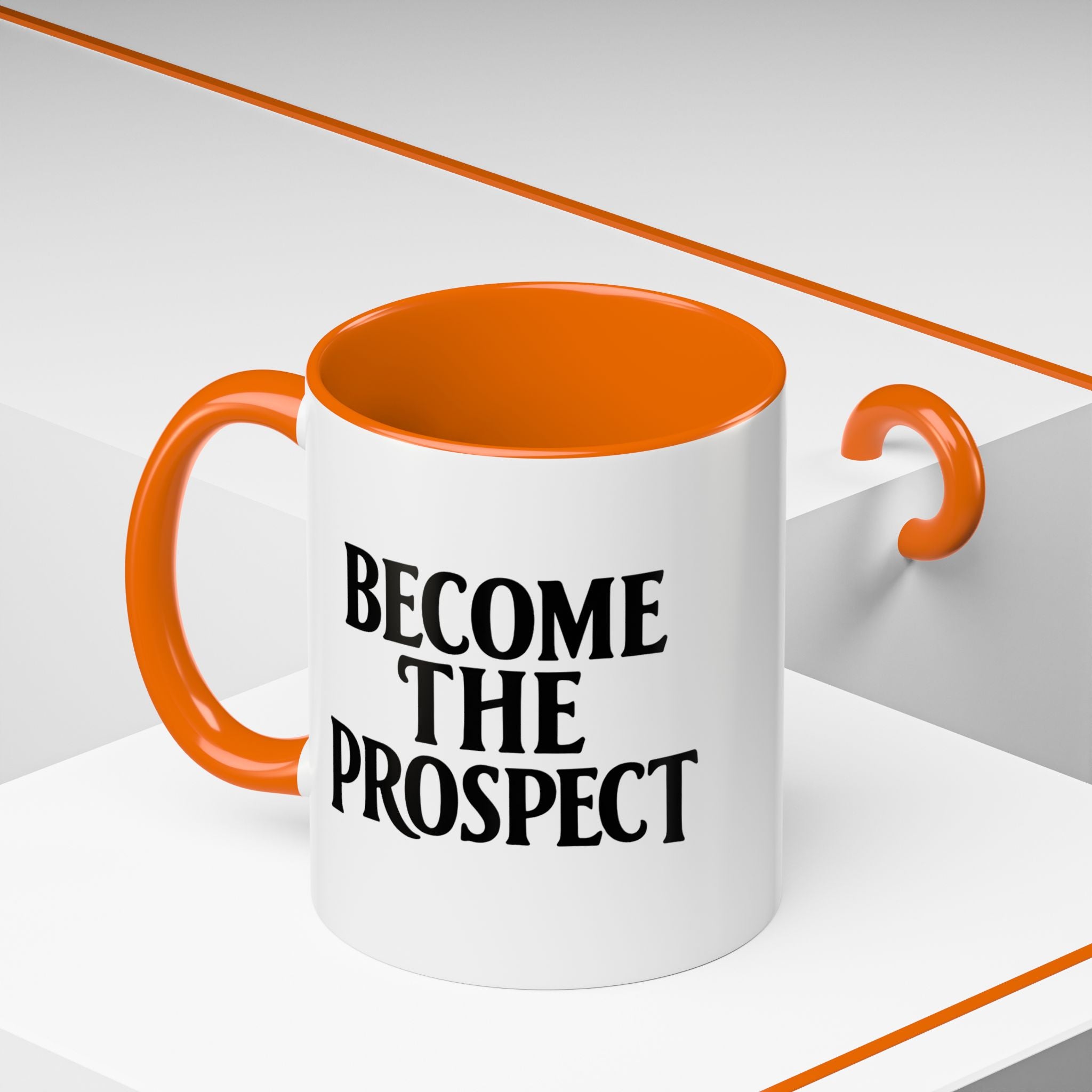 Become The Prospect Motivational Mug | Minimalist Success Coffee Cup | Inspiring Gift for Entrepreneurs & Daily Motivation (11 oz, 15 oz)