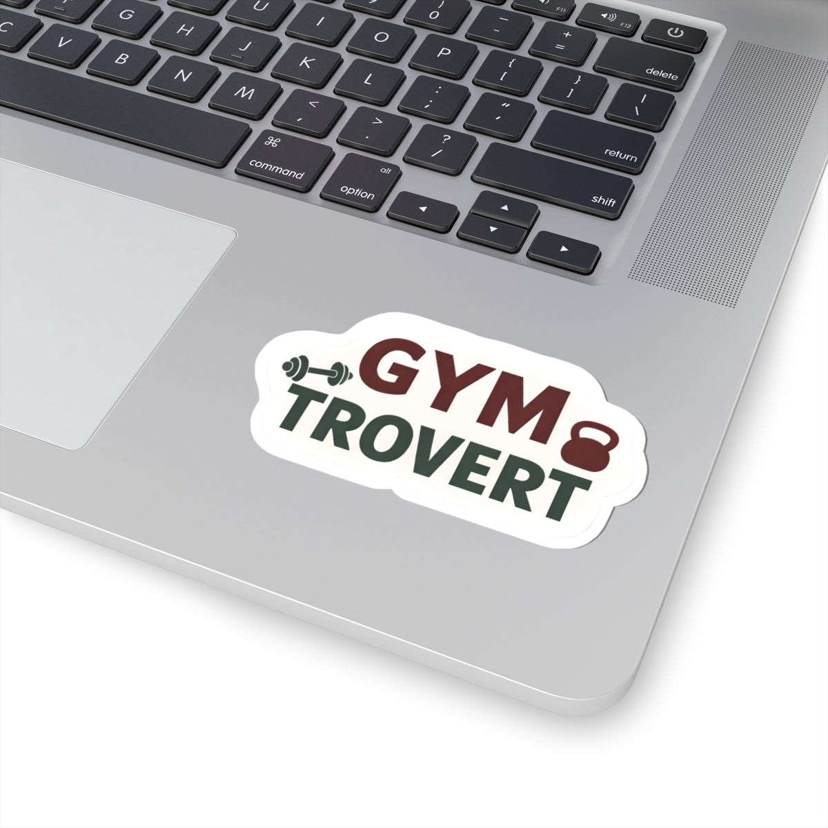 Gymtrovert Gym Sticker – Funny Introvert Gym Lover Sticker – Weightlifting & Fitness Vinyl Sticker – Water Bottle, Laptop, Gym Gear Decal