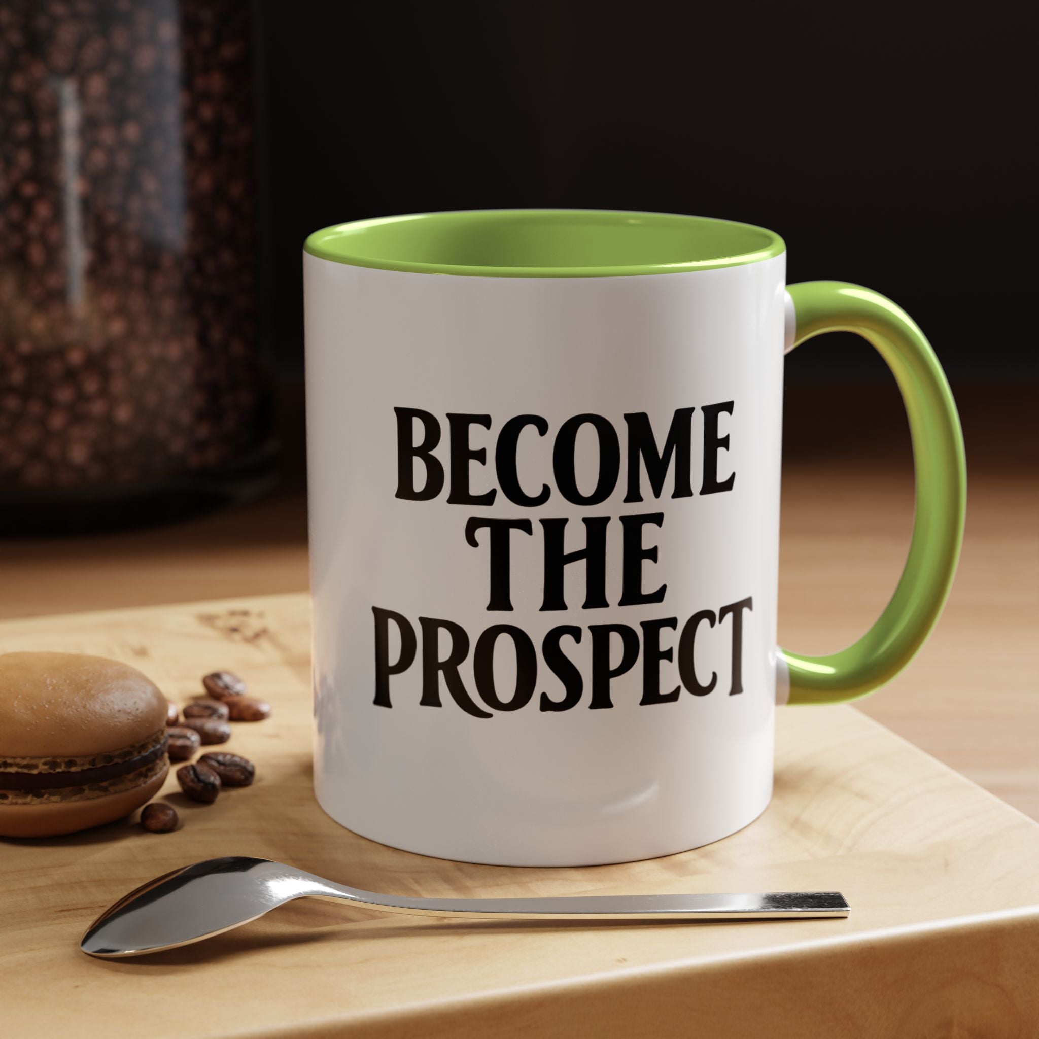 Become The Prospect Motivational Mug | Minimalist Success Coffee Cup | Inspiring Gift for Entrepreneurs & Daily Motivation (11 oz, 15 oz)