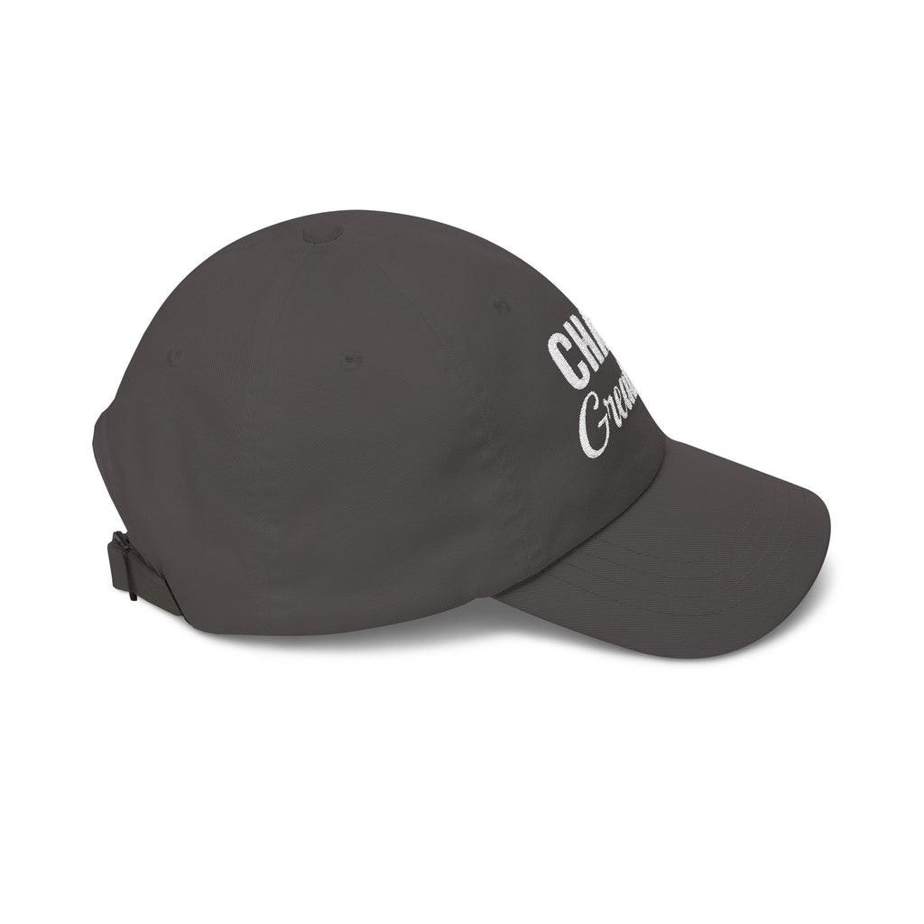 Chase Greatness Embroidered Dad Cap – 100% Cotton Motivational Gym Hat