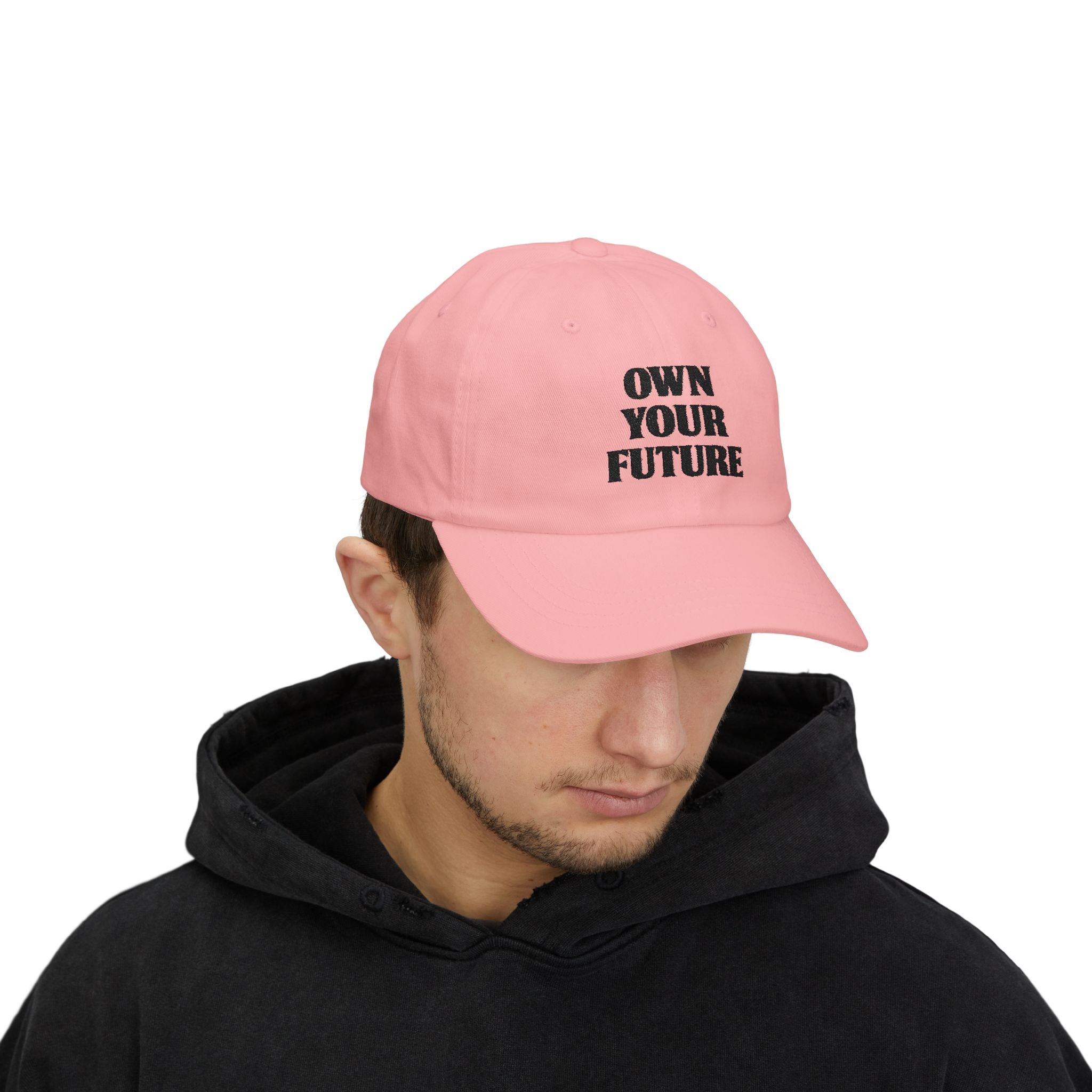 Own Your Future Dad Hat - Motivational Embroidered Cap, Minimalist Streetwear, Adjustable Cotton Baseball Hat
