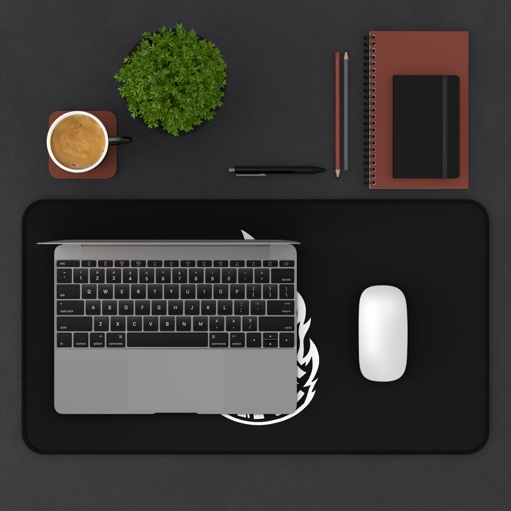 Fuel Your Fire Motivational Desk Mat - Large Extended Mouse Pad, Productivity Desk Pad, Gaming Mousepad, Office Setup Motivation