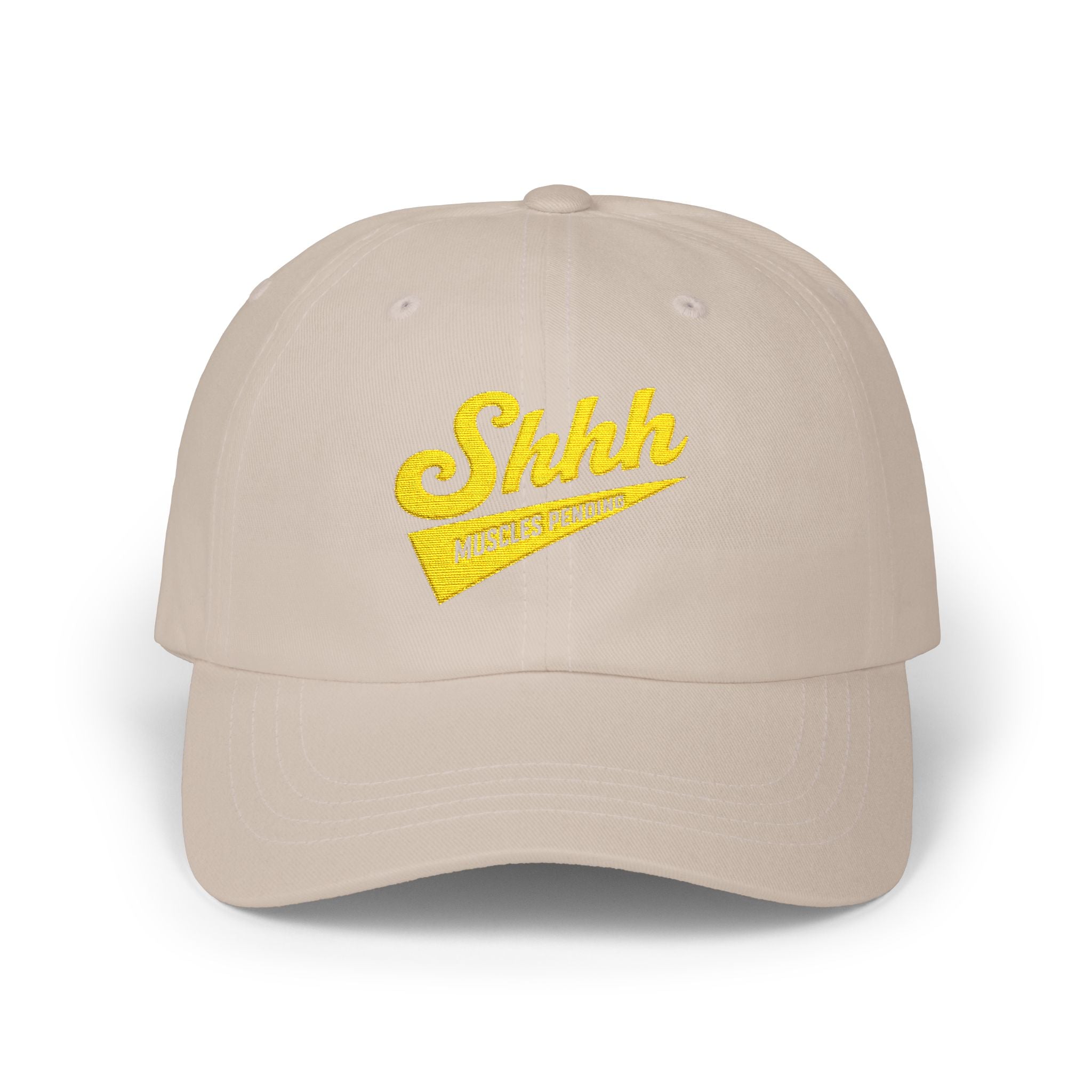 Shhh Muscles Pending Dad Hat | Funny Gym Hat, Fitness Motivation Cap, Workout Humor Hat, Aesthetic Streetwear Cap, Gift for Gym Lovers