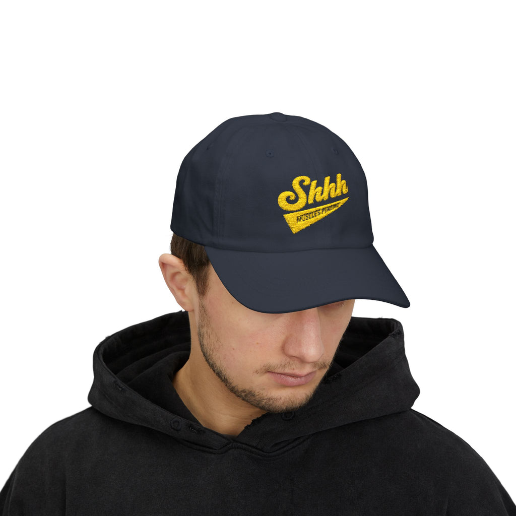 Shhh Muscles Pending Dad Hat | Funny Gym Hat, Fitness Motivation Cap, Workout Humor Hat, Aesthetic Streetwear Cap, Gift for Gym Lovers