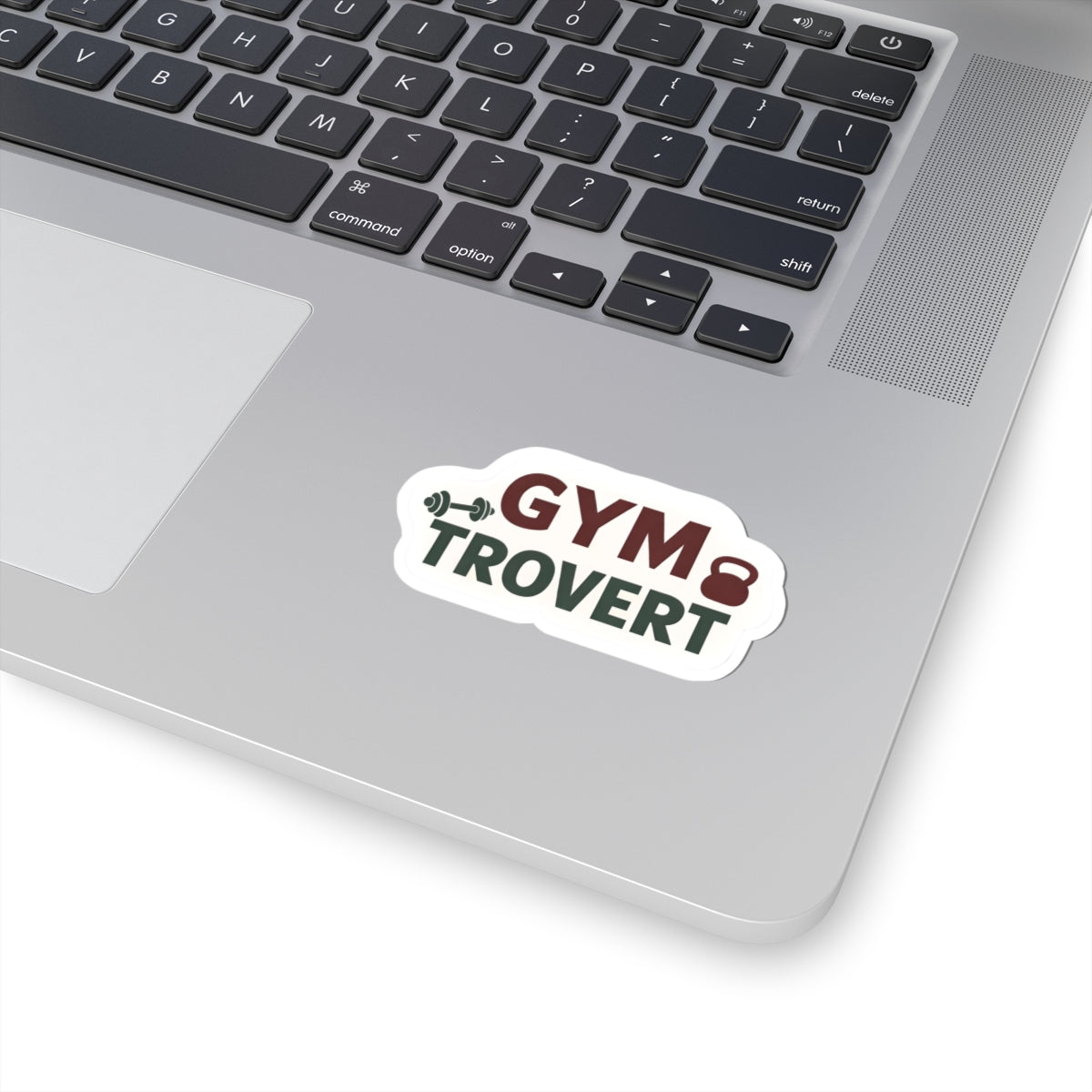 Gymtrovert Gym Sticker – Funny Introvert Gym Lover Sticker – Weightlifting & Fitness Vinyl Sticker – Water Bottle, Laptop, Gym Gear Decal