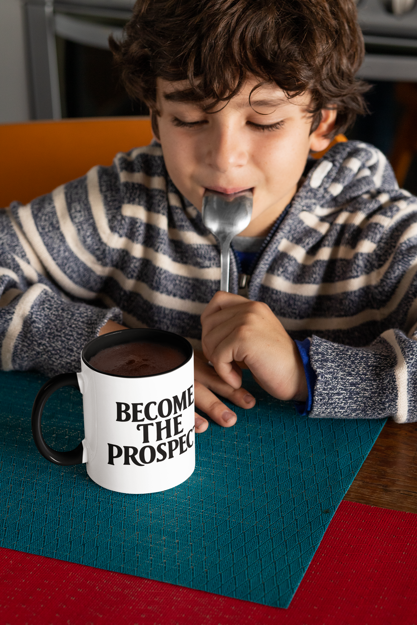 Become The Prospect Motivational Mug | Minimalist Success Coffee Cup | Inspiring Gift for Entrepreneurs & Daily Motivation (11 oz, 15 oz)