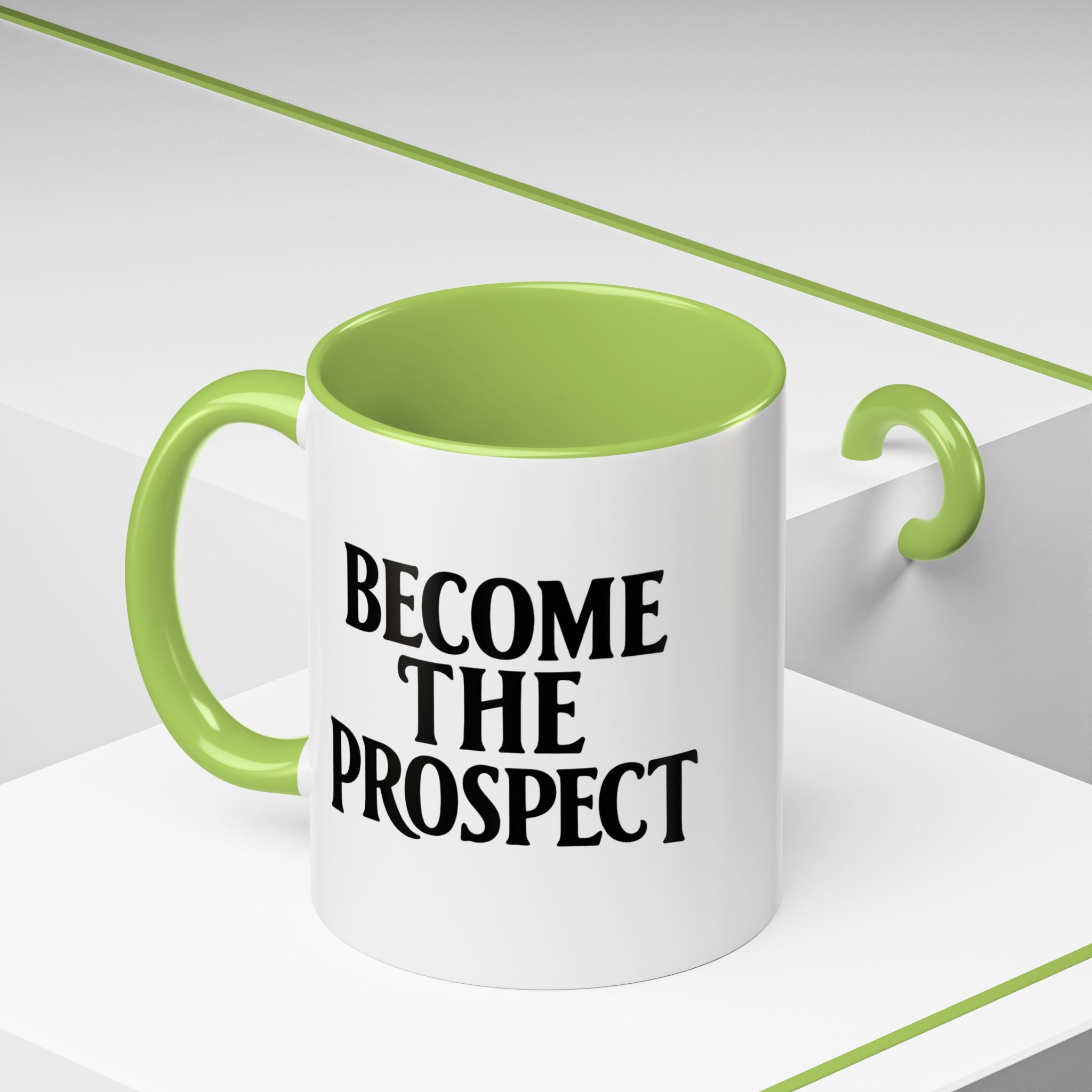 Become The Prospect Motivational Mug | Minimalist Success Coffee Cup | Inspiring Gift for Entrepreneurs & Daily Motivation (11 oz, 15 oz)