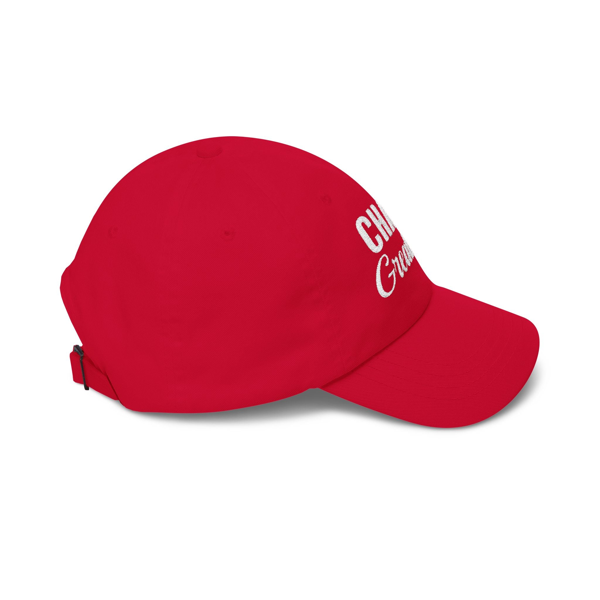 Chase Greatness Embroidered Dad Cap – 100% Cotton Motivational Gym Hat