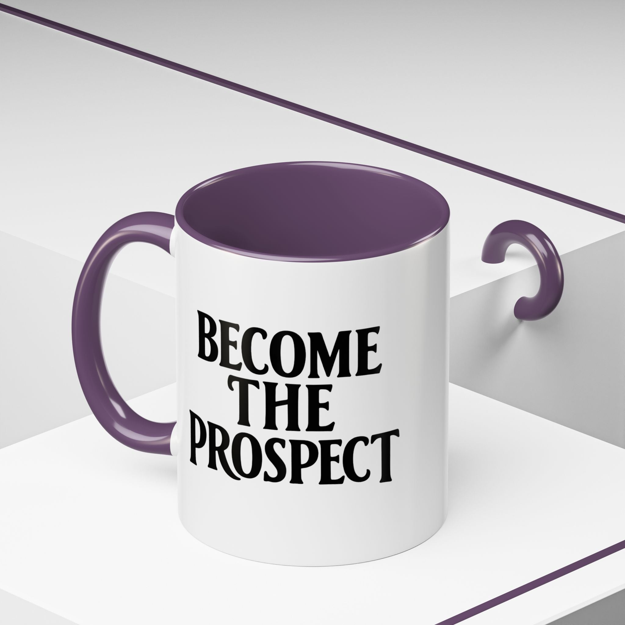 Become The Prospect Motivational Mug | Minimalist Success Coffee Cup | Inspiring Gift for Entrepreneurs & Daily Motivation (11 oz, 15 oz)