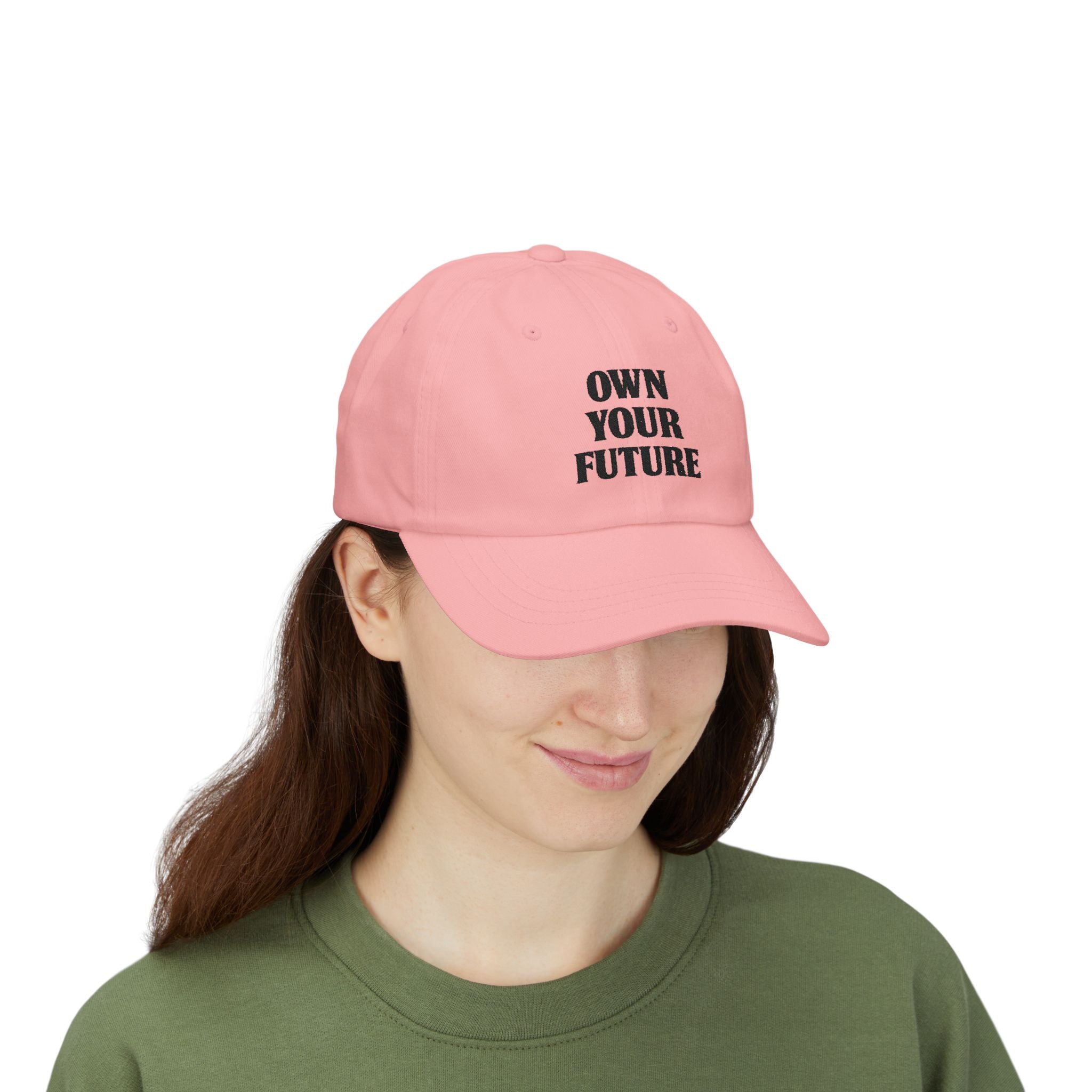 Own Your Future Dad Hat - Motivational Embroidered Cap, Minimalist Streetwear, Adjustable Cotton Baseball Hat