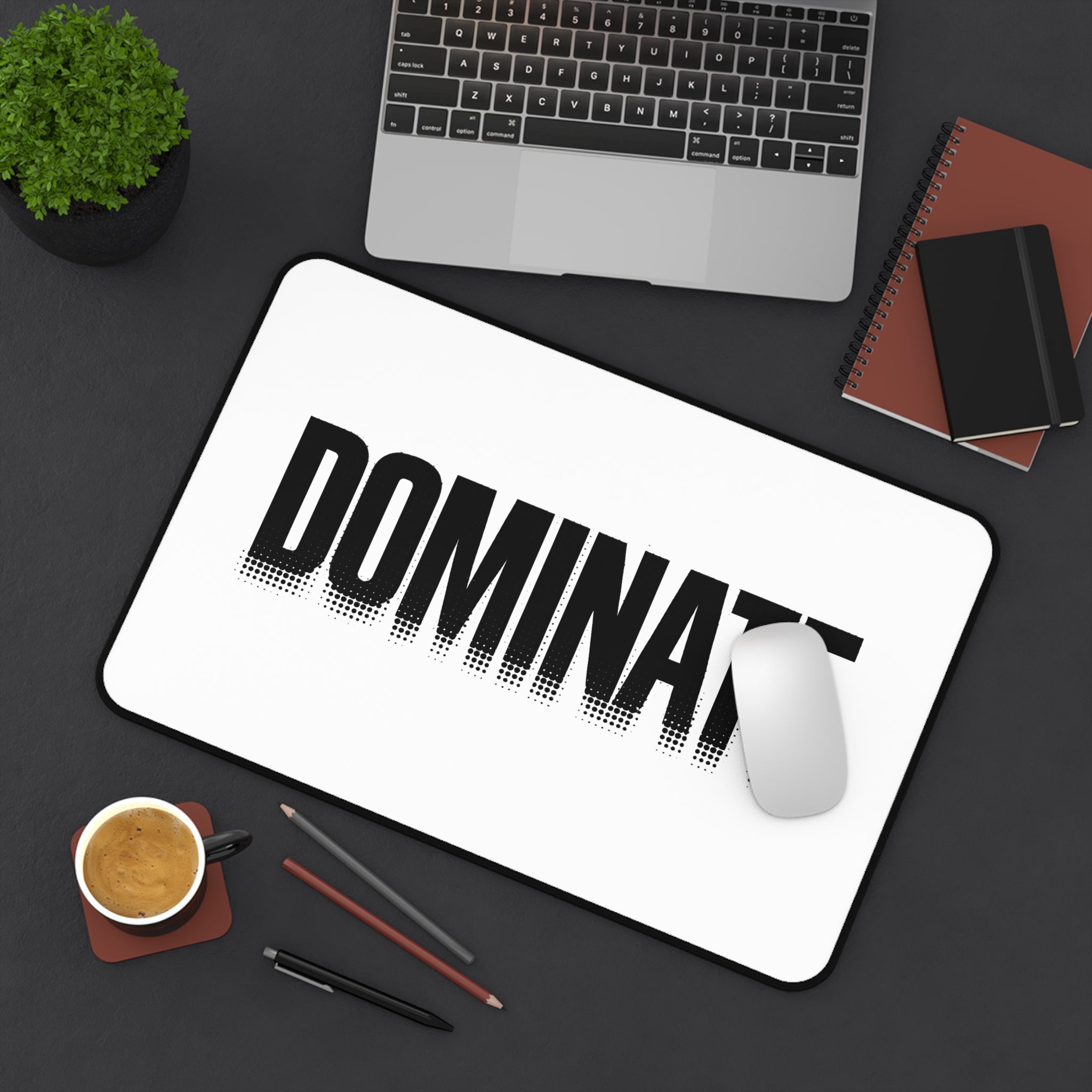 Dominate Desk Mat – Customizable Motivational Work & Gaming Mat
