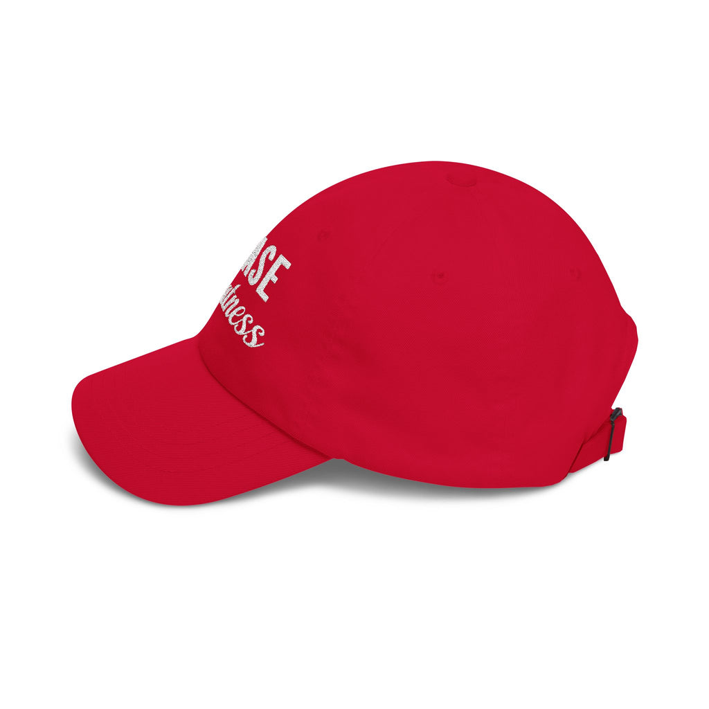 Chase Greatness Embroidered Dad Cap – 100% Cotton Motivational Gym Hat