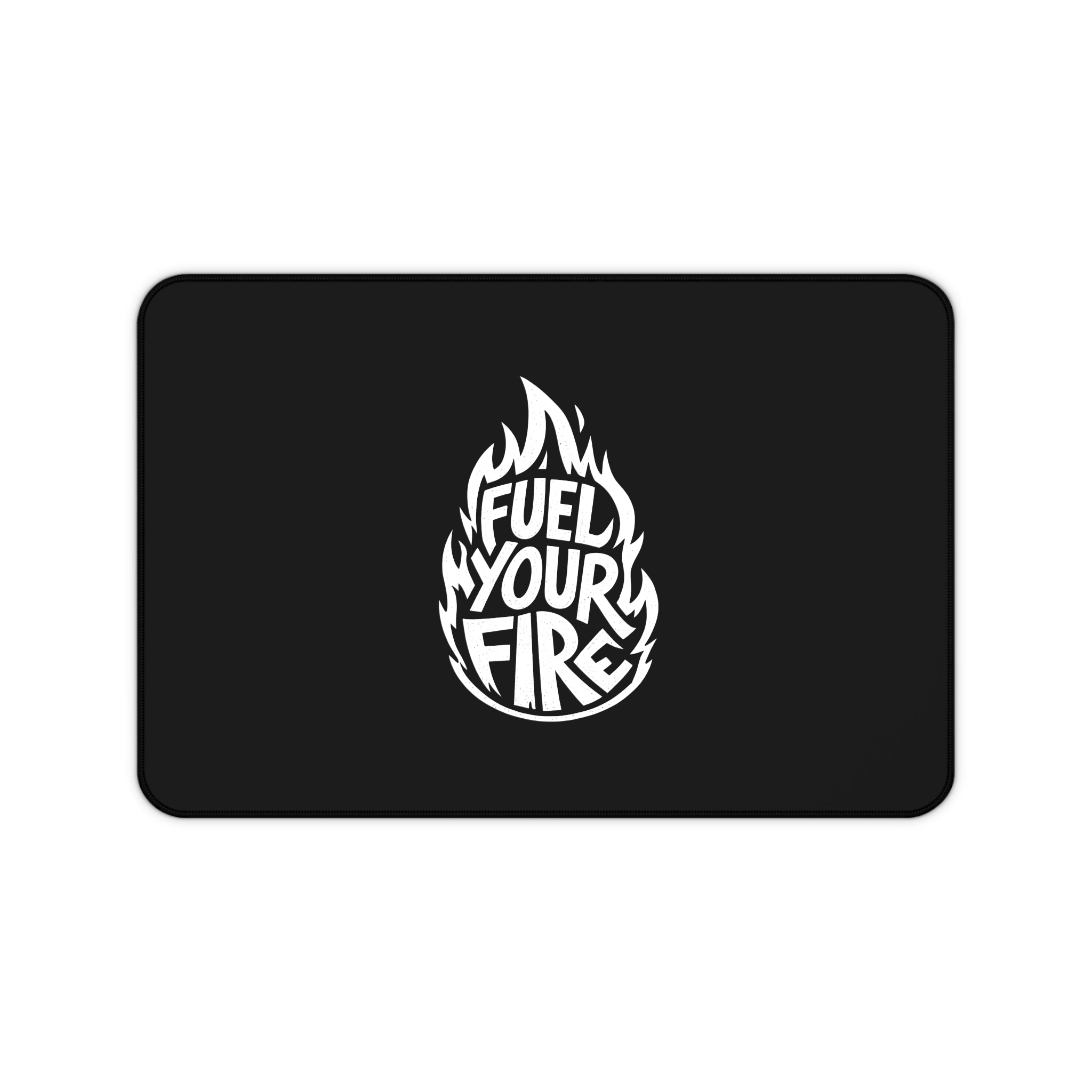 Fuel Your Fire Motivational Desk Mat - Large Extended Mouse Pad, Productivity Desk Pad, Gaming Mousepad, Office Setup Motivation
