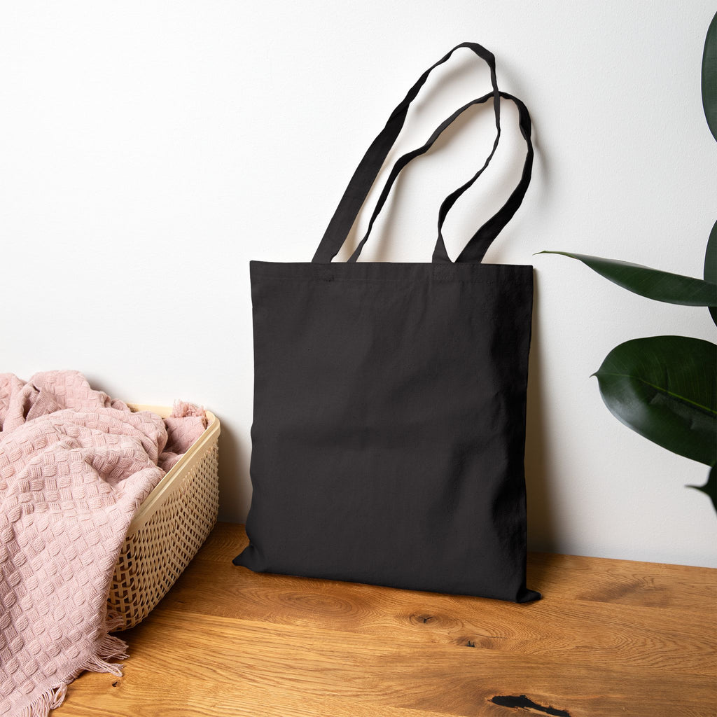 Driven by Bigger Goals Premium Cotton Canvas Tote Bag - Retro Floral Aesthetic
