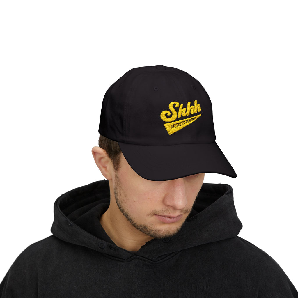 Shhh Muscles Pending Dad Hat | Funny Gym Hat, Fitness Motivation Cap, Workout Humor Hat, Aesthetic Streetwear Cap, Gift for Gym Lovers