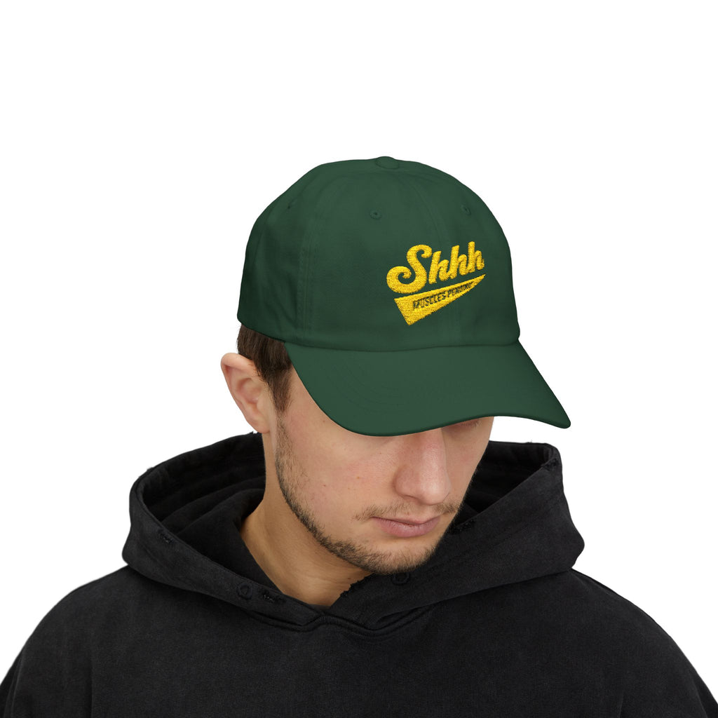 Shhh Muscles Pending Dad Hat | Funny Gym Hat, Fitness Motivation Cap, Workout Humor Hat, Aesthetic Streetwear Cap, Gift for Gym Lovers